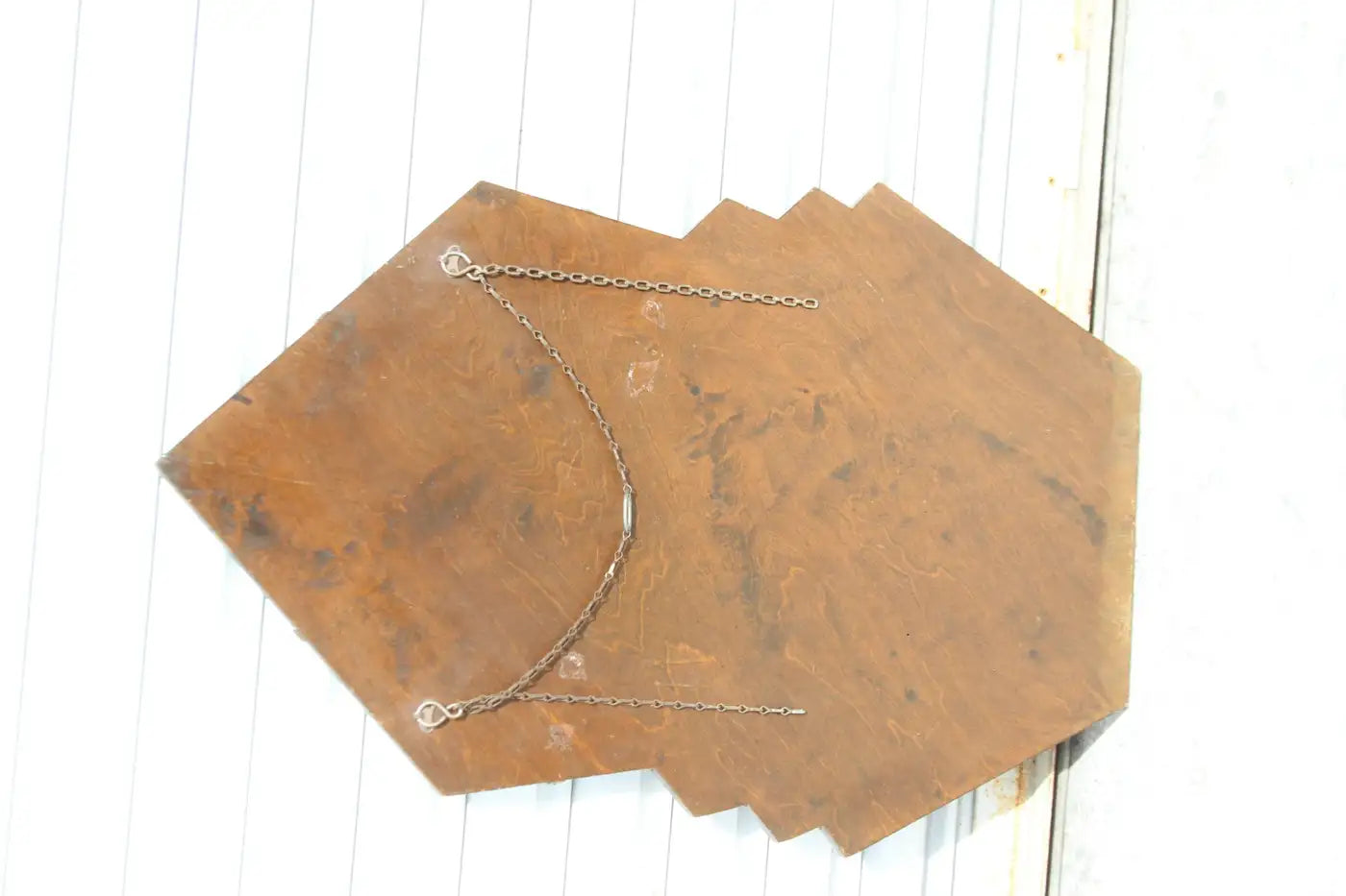 Antique Art Deco mirror with intricate details