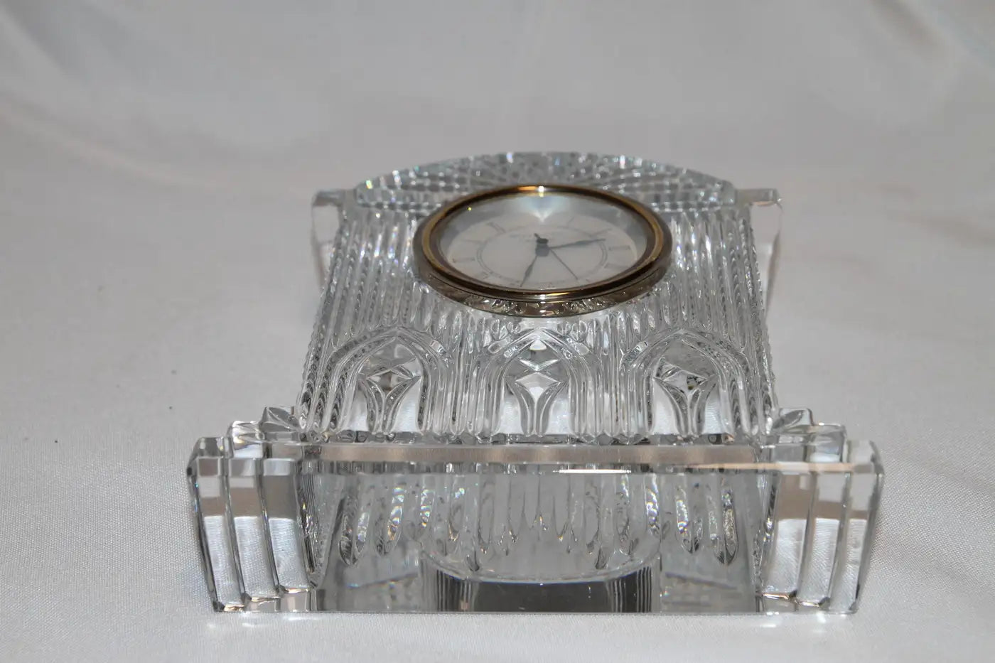 Waterford crystal clock, perfect for a gift or mantel