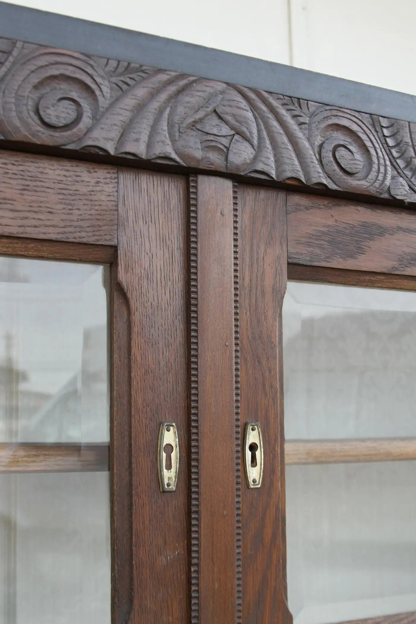 Victorian style sideboard with mirror