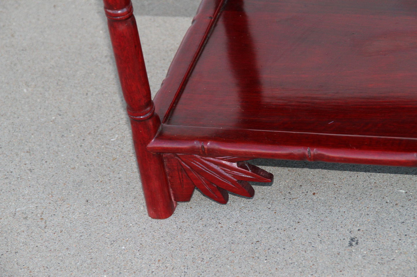 Carved rosewood Hongmu etagere furniture