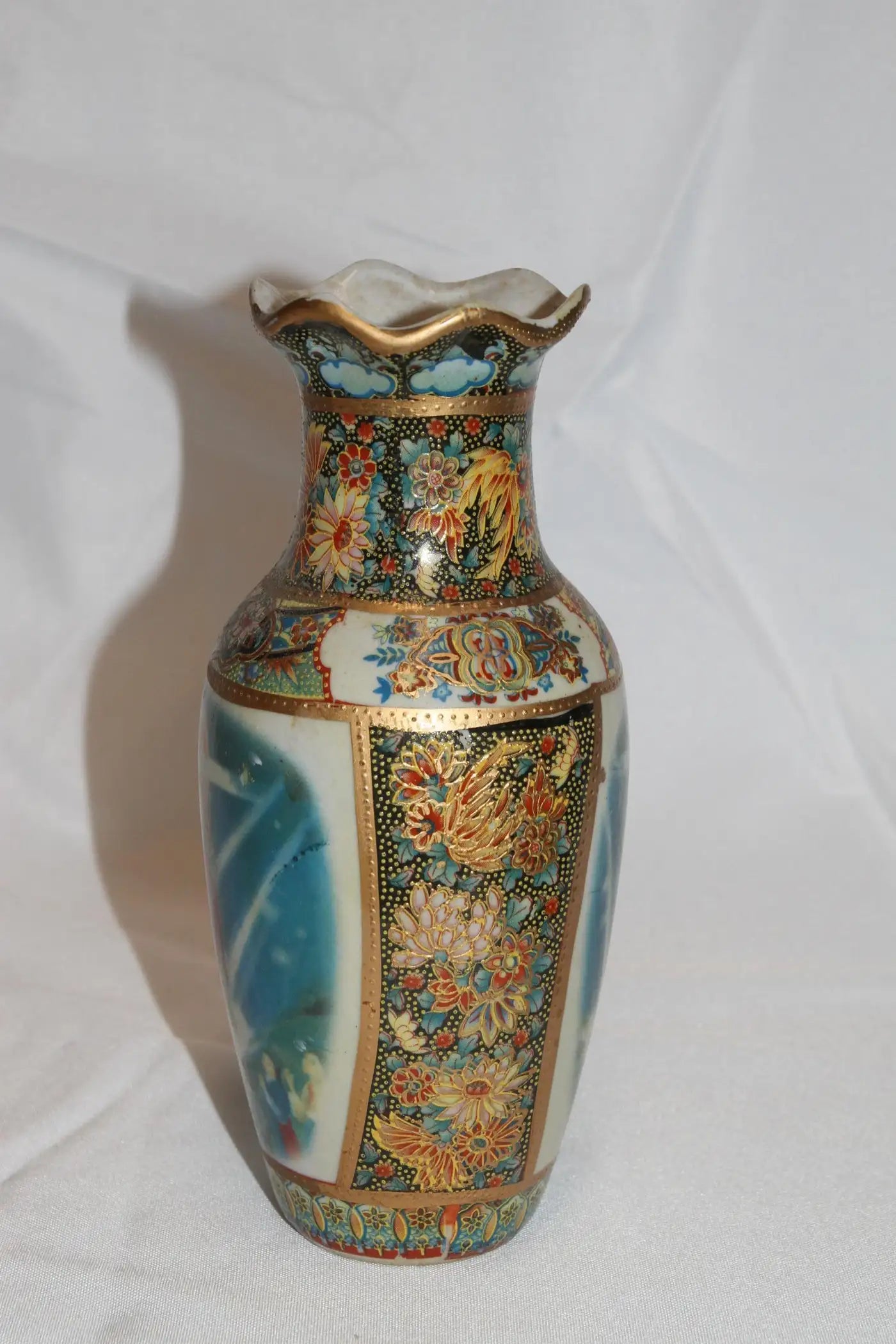 Religious ceramic vase featuring Jesus portrait