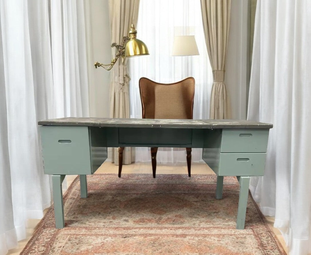 Vintage WWII folding military field desk