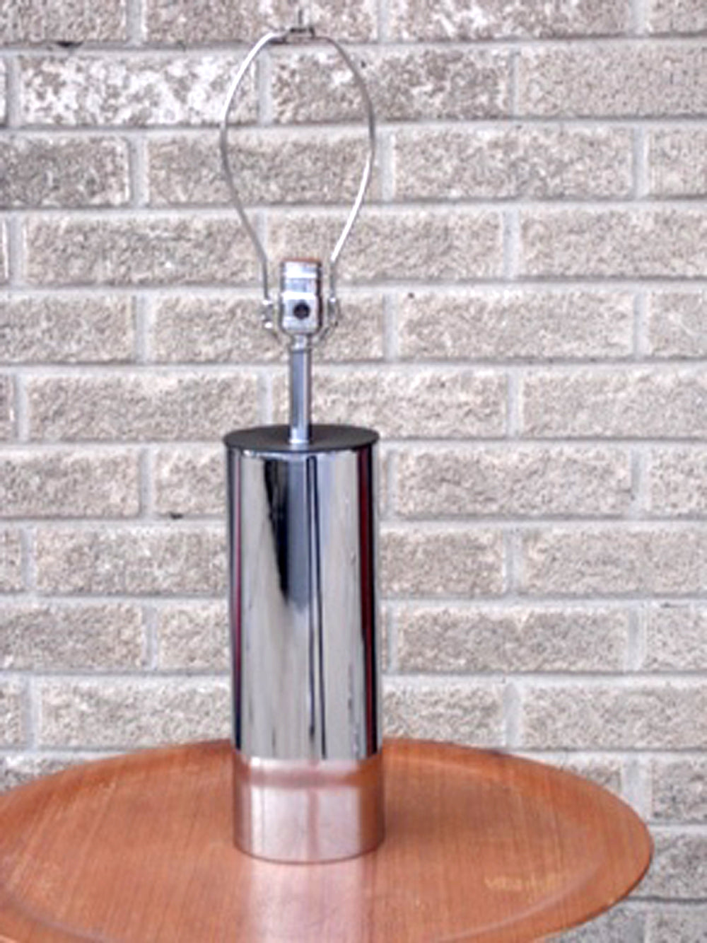 (1) 1970 George Kovacs Vintage Chrome Cylinder Table Lamp (MR8793)