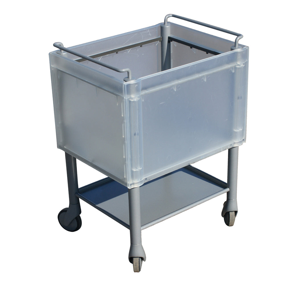 Steelcase Mobil Open File Cart Acrylic Metal