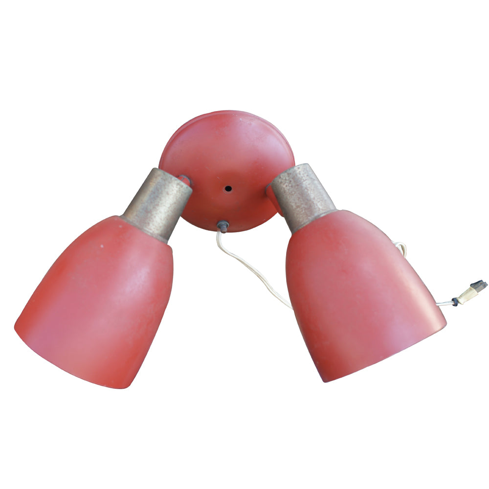 (1) Vintage Swivel Double Head Metal Wall Lamp ( aaj10 ) (MR11091)