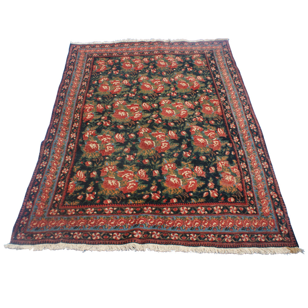 65x46 vintage genuine hand woven Persian area rug