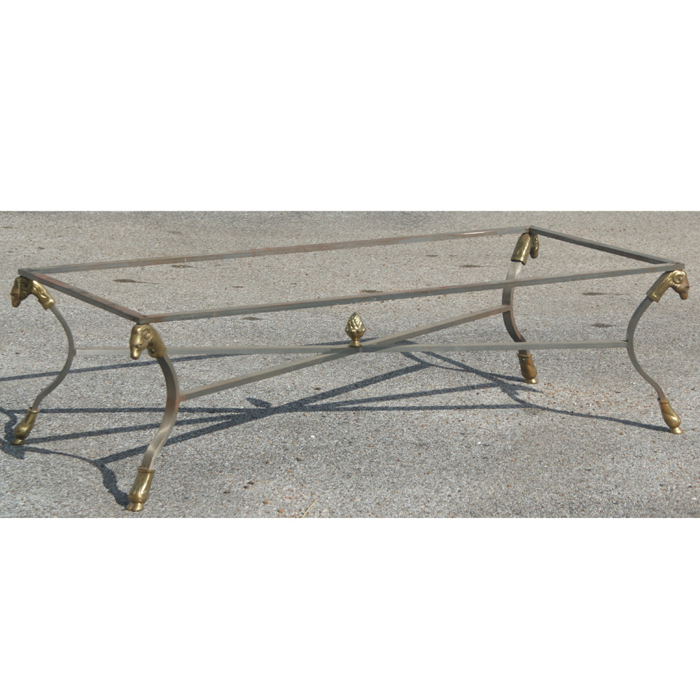 54″x24″ Vintage Metal Brass Coffee Table Base