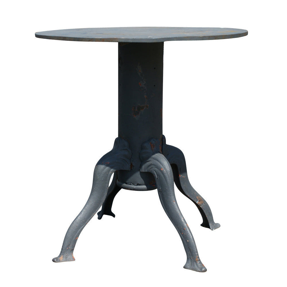 (1) 29″ Round Vintage Metal Dinette Café Accent Table