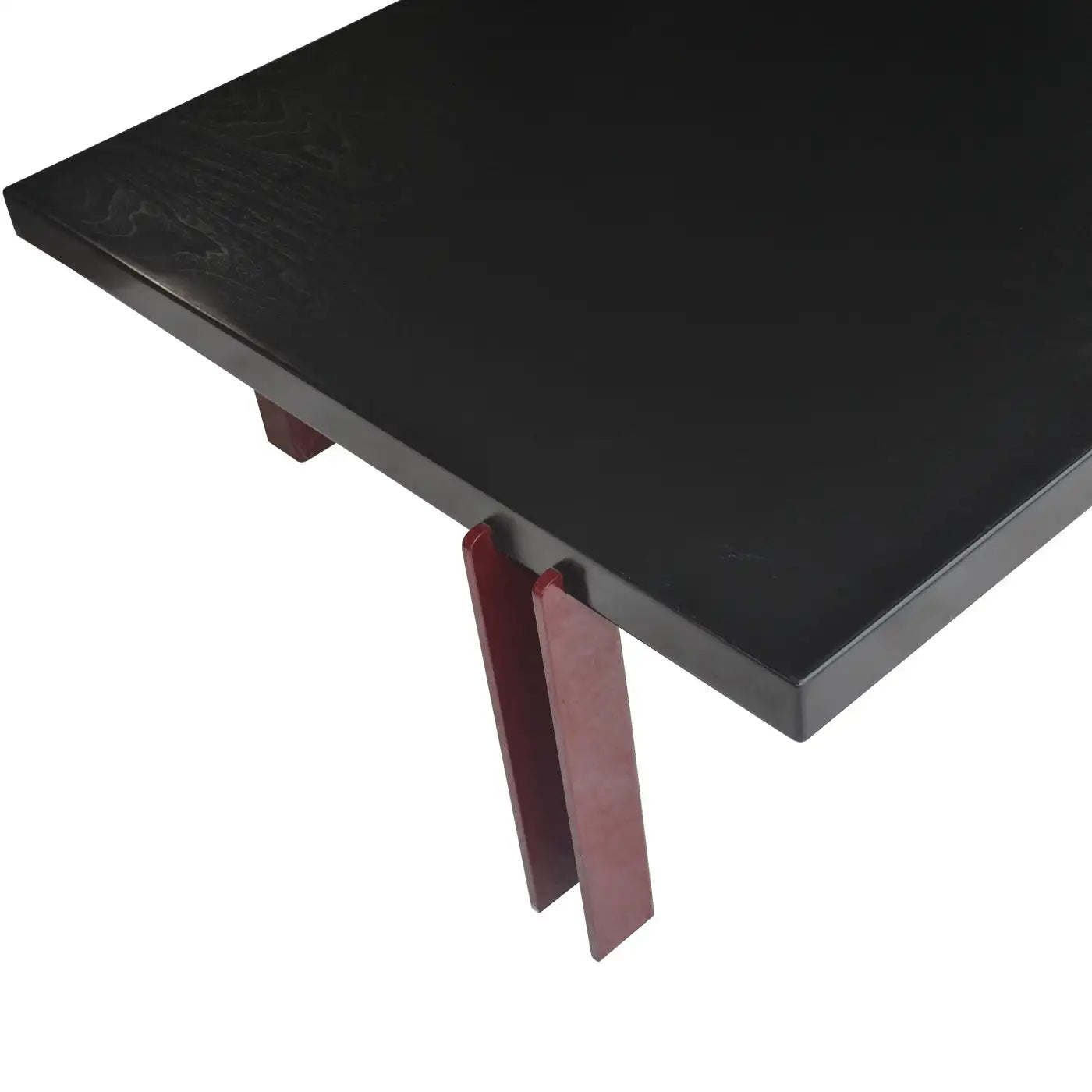 36″ Square Memphis Style Ebonized Coffee Table