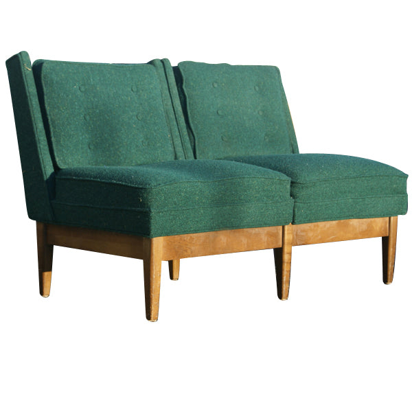 Vintage Danish Design Lounge Armless Chair