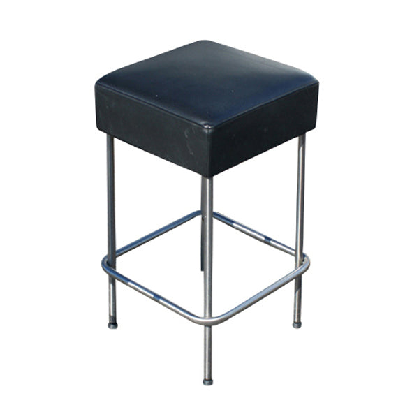 (1) Tubular Chrome Counter Low Bar Stool (MR10189)