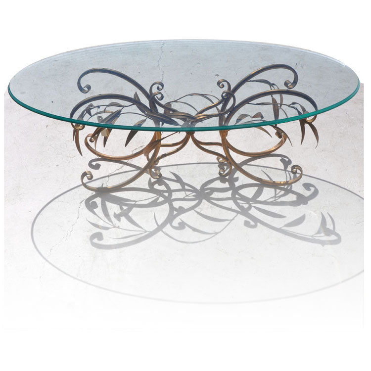 Vintage Italian Florentine Hollywood Regency coffee table