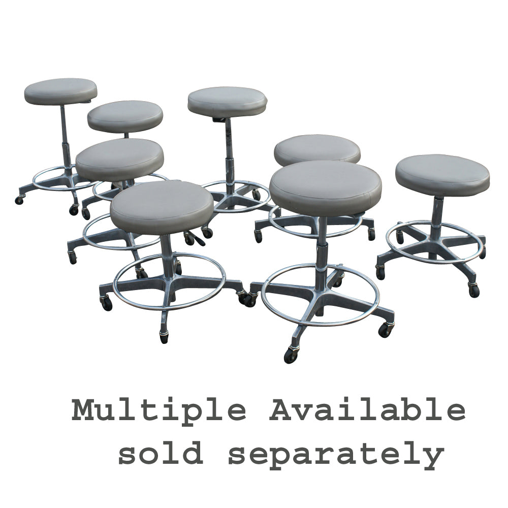 (1) Vintage Adjustable Height Drafting Stool (MR10773)