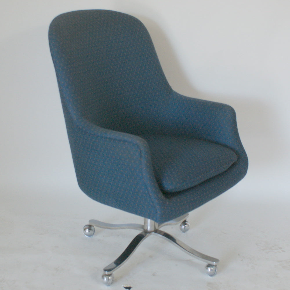 Vintage Nicos Zographos High Back Alpha Bucket Chair