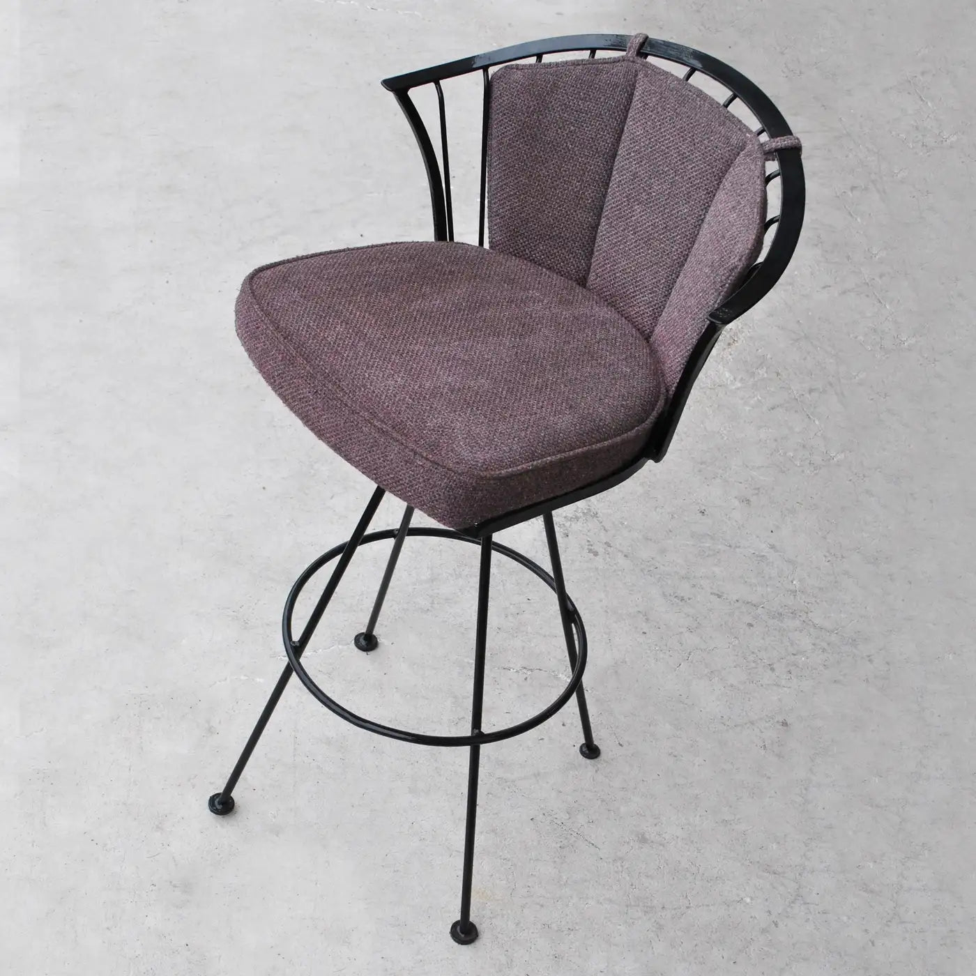 (2) Vintage Woodard Wrought Iron Counter/Bar Stools (MR10715)