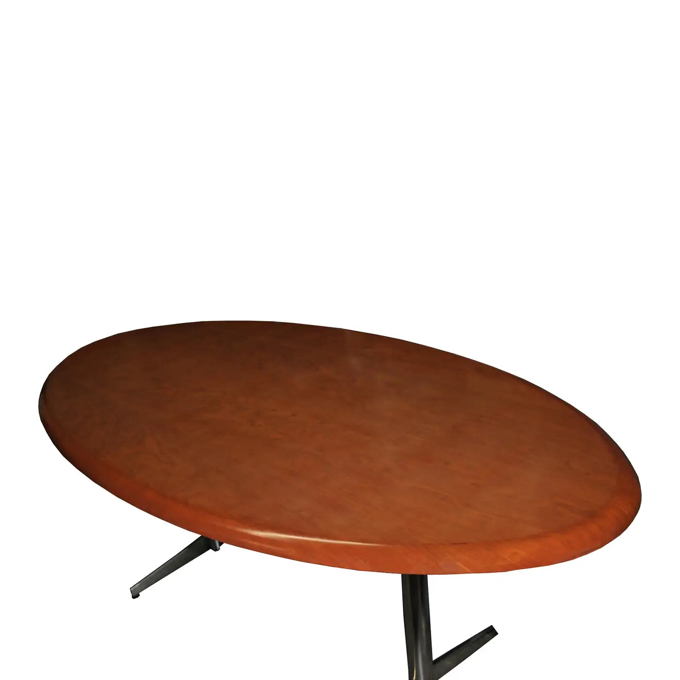 Classic Stow Davis mahogany table desk with executive mid-century style