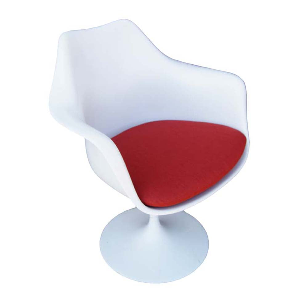 Mid-century modern Knoll Tulip armchair soft cushion