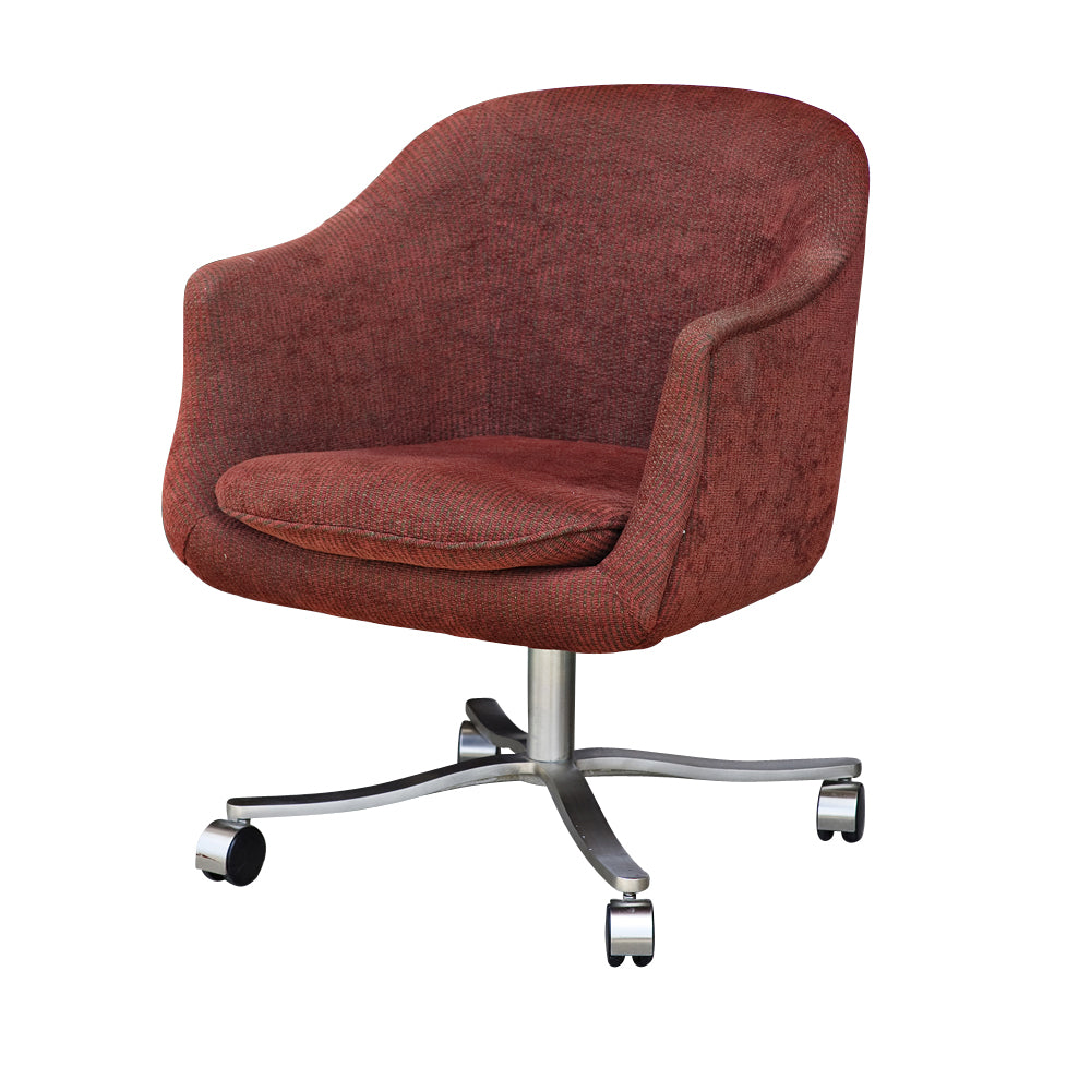 Mid Century Burgundy Zographos Chair