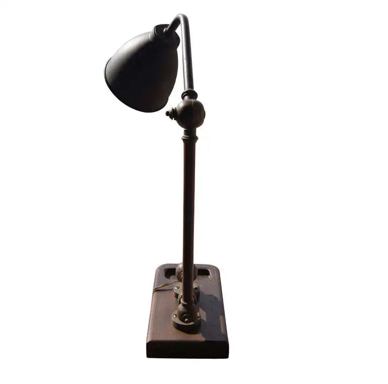 Marine England Brass Copper Table Lamp 1930 ( acm72 ) (MR13061)