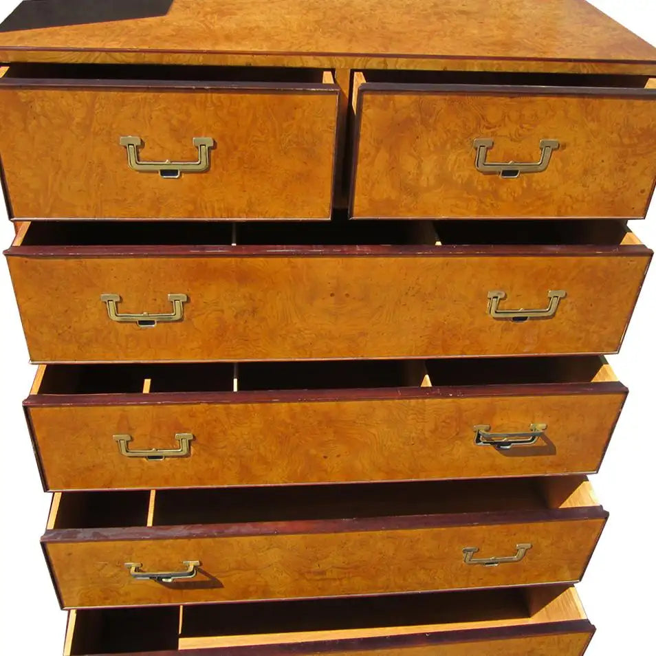 Designer tallboy dresser by Widdicomb