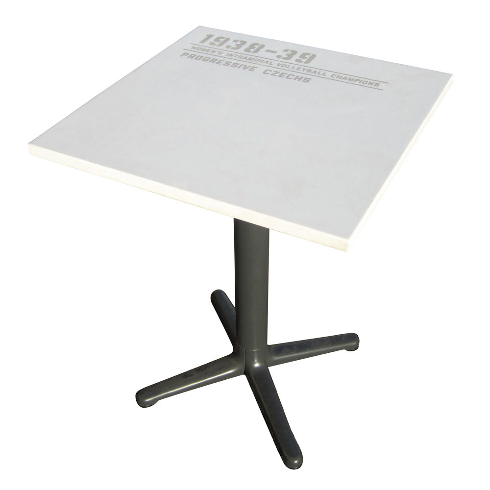 Progressive Czechs intramural volleyball team vintage table
