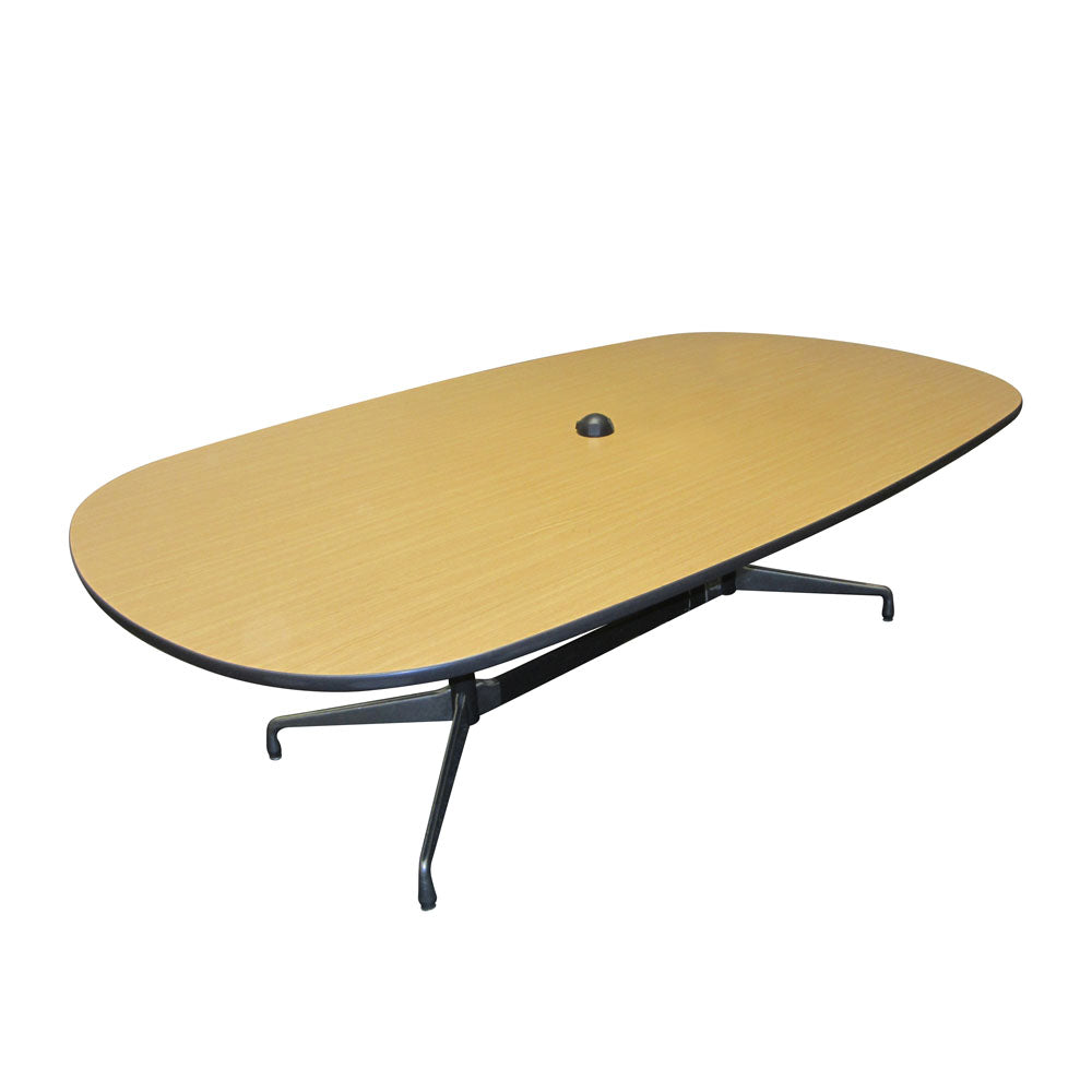 mid-century elegance with this vintage Eames Conference Table from Herman Miller. Crafted with timeless style and lasting durability, it's ideal for modern meeting spaces.