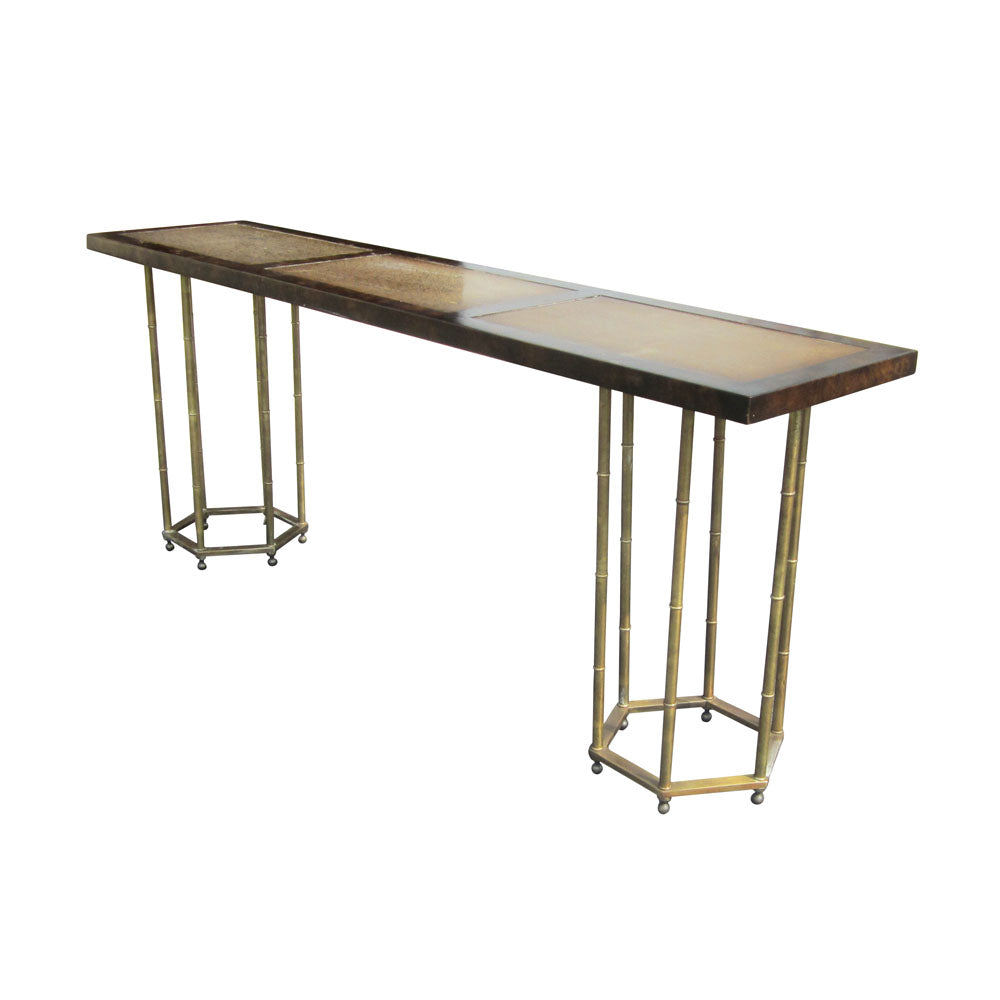 Classic Stickley sideboard buffet with rich wood finish