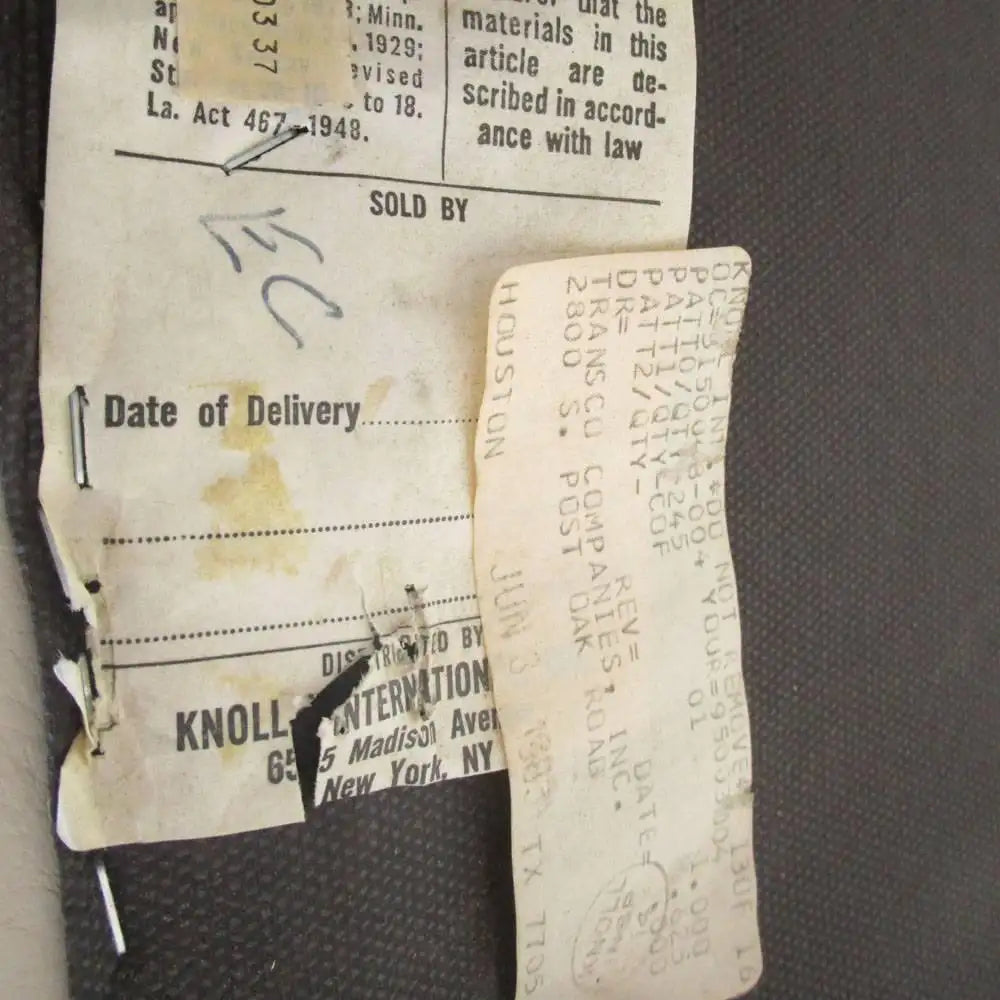 Vintage Ivory Leather Copper Color Frame Tubular Knoll Brno Chair by Mies van der Rohe