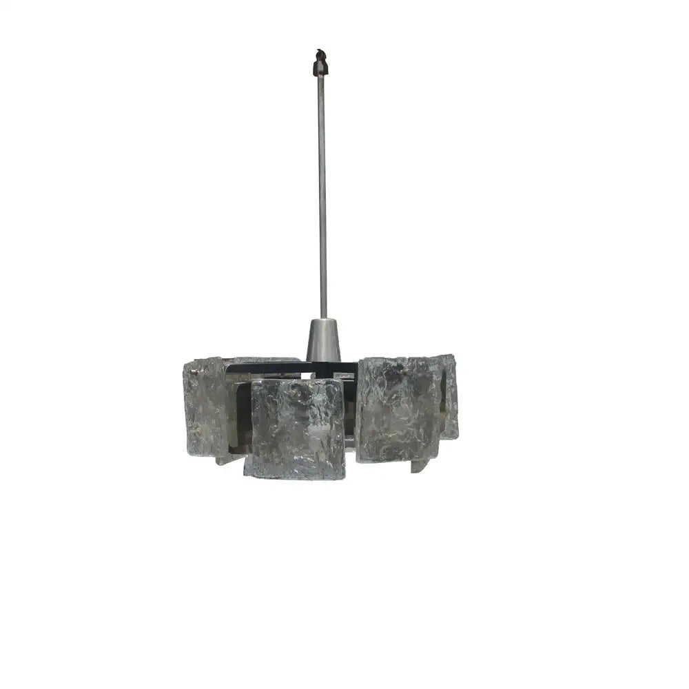 21″ Vintage Murano Glass Mazzego Pendant Lamp by Carlo Nason (MR14549)