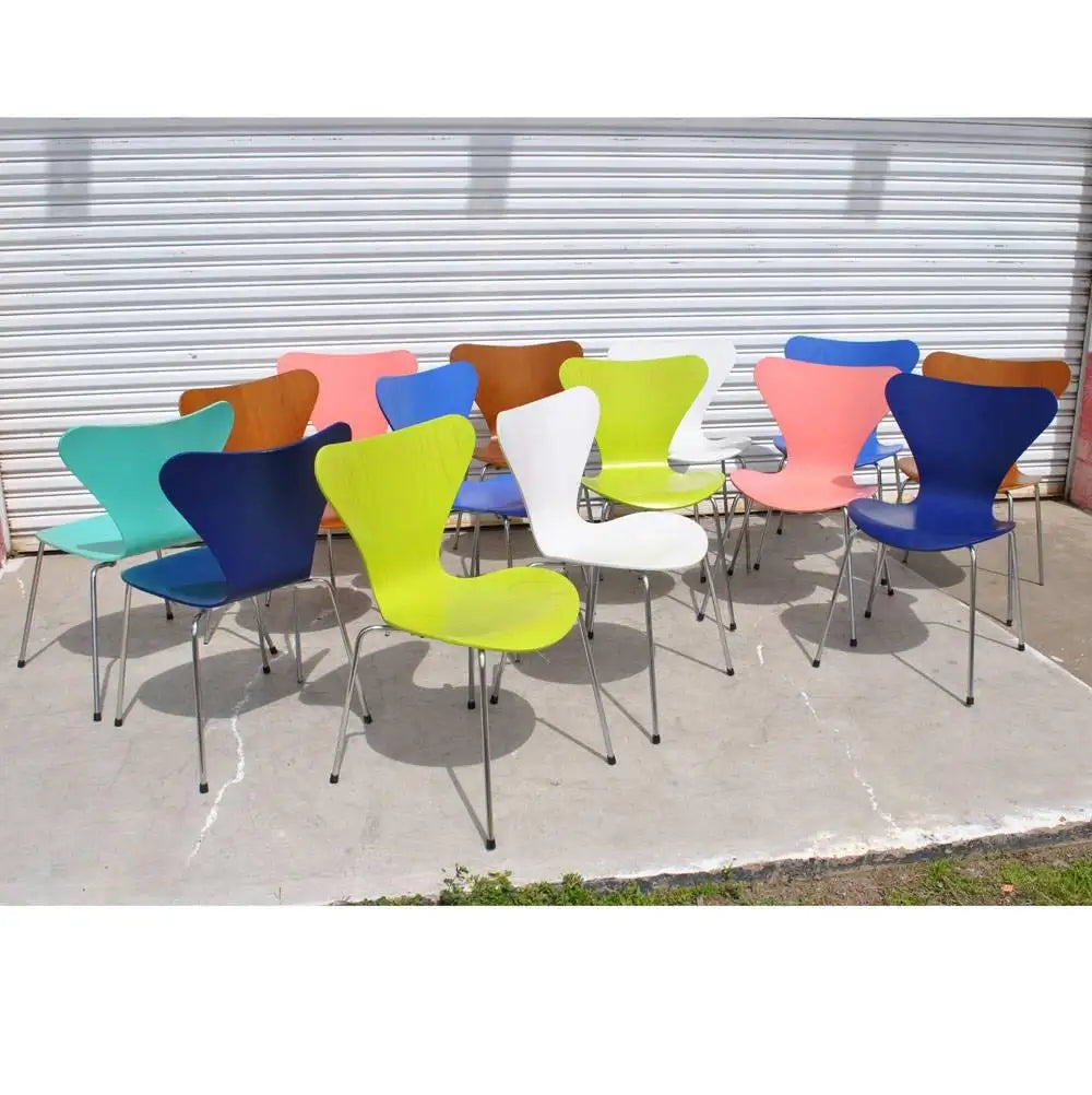 1968 Design Arne Jacobsen Piet Hein Dining Table Circular Series Six Star Pedestal Base