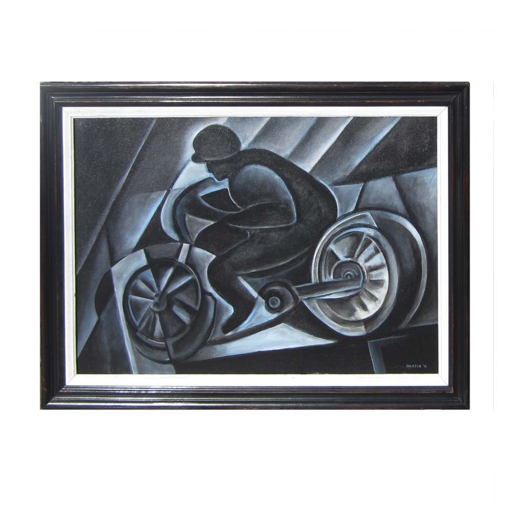 Norman Baauch 30x40 painting large canvas artwork