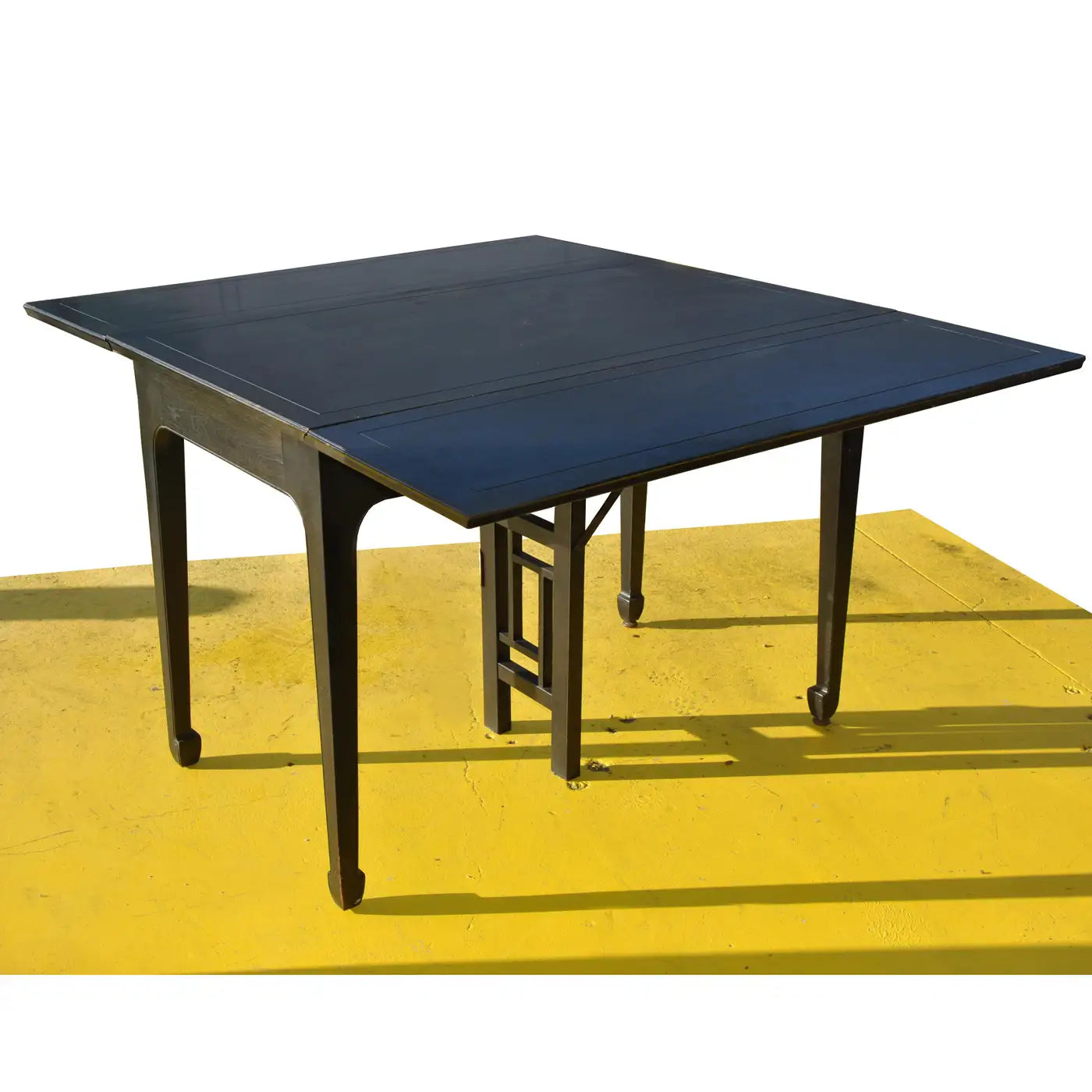 Elegant vintage mid century dining table by Michael Taylor