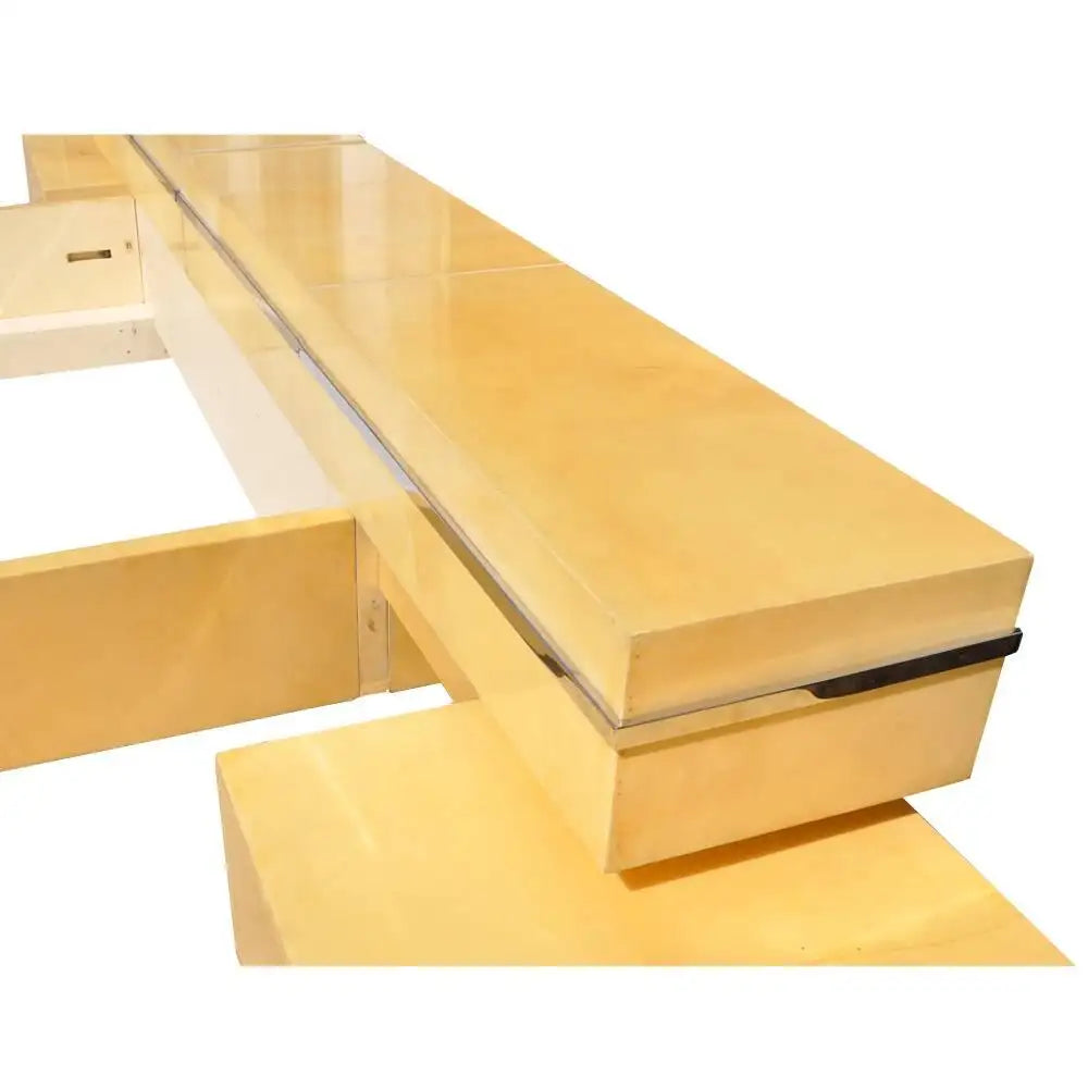 Vintage Mid-Century Enrique Garcel Parchment Platform Bed