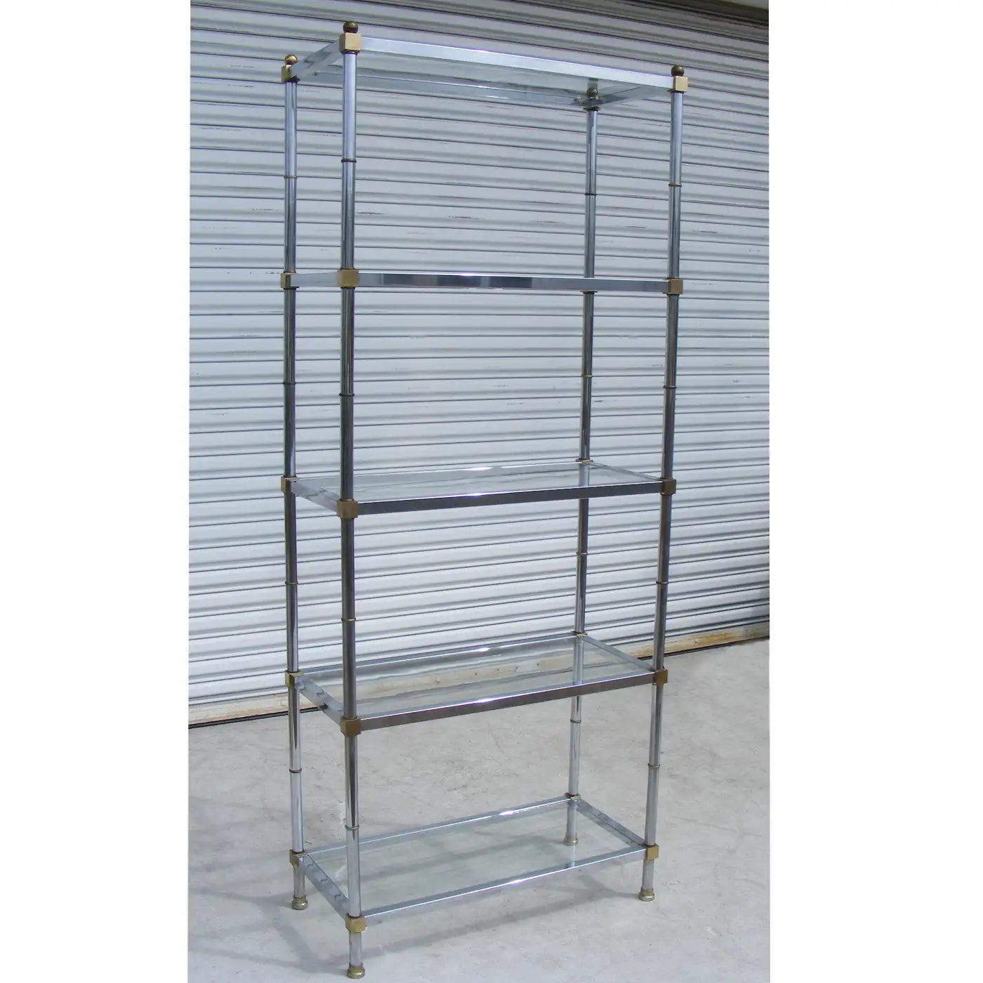 Vintage mid century modern Maison Jansen shelf