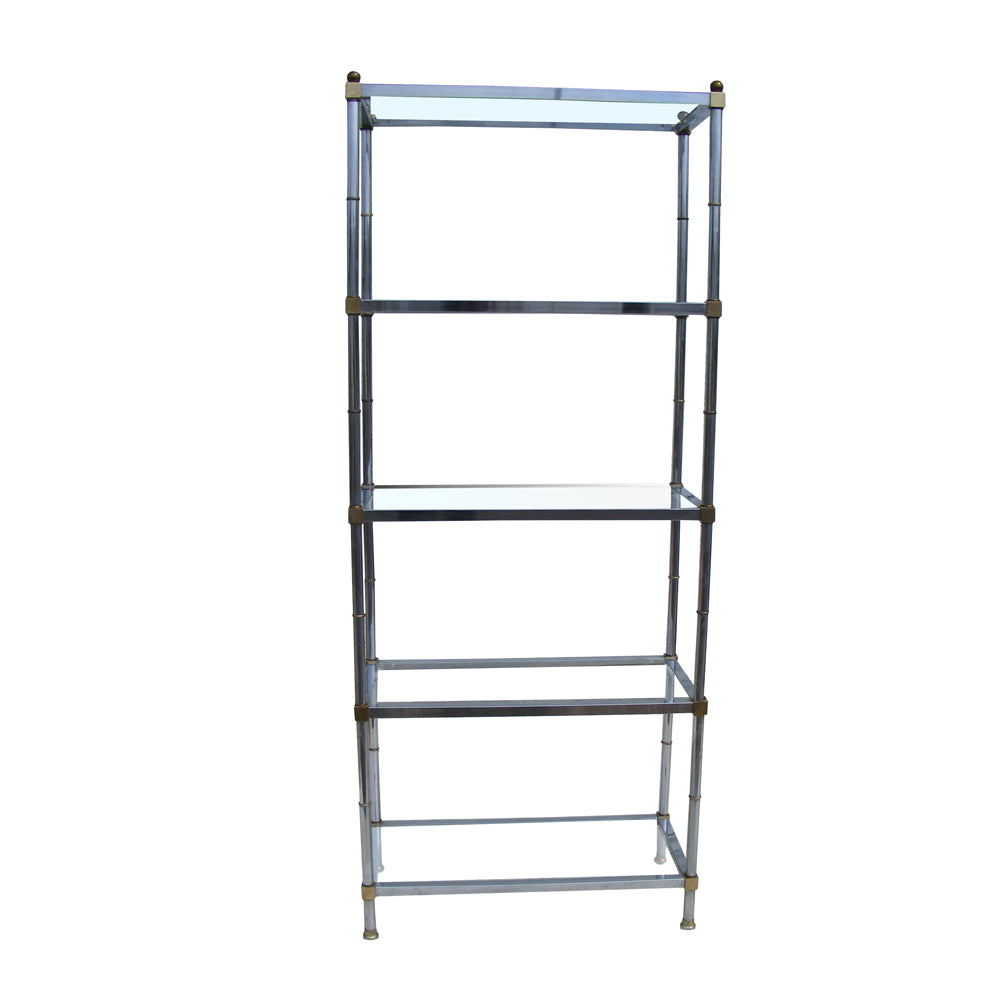 Mid century Maison Jansen shelving unit