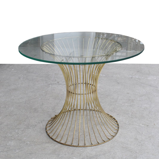 Vintage Mid Century 26″ round Platner Style Side Table