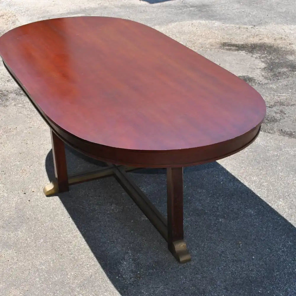 Neoclassical style boardroom table with elegant finish