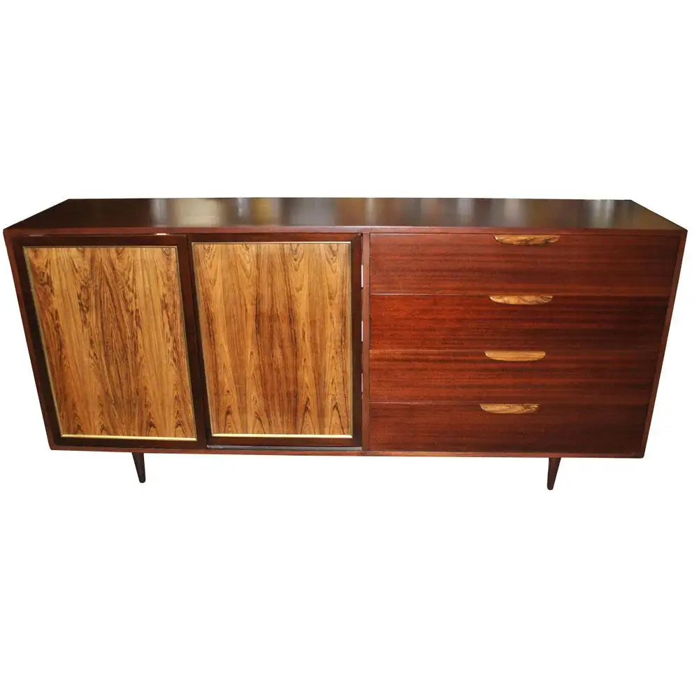 Vintage mahogany sideboard by Harvey Probber