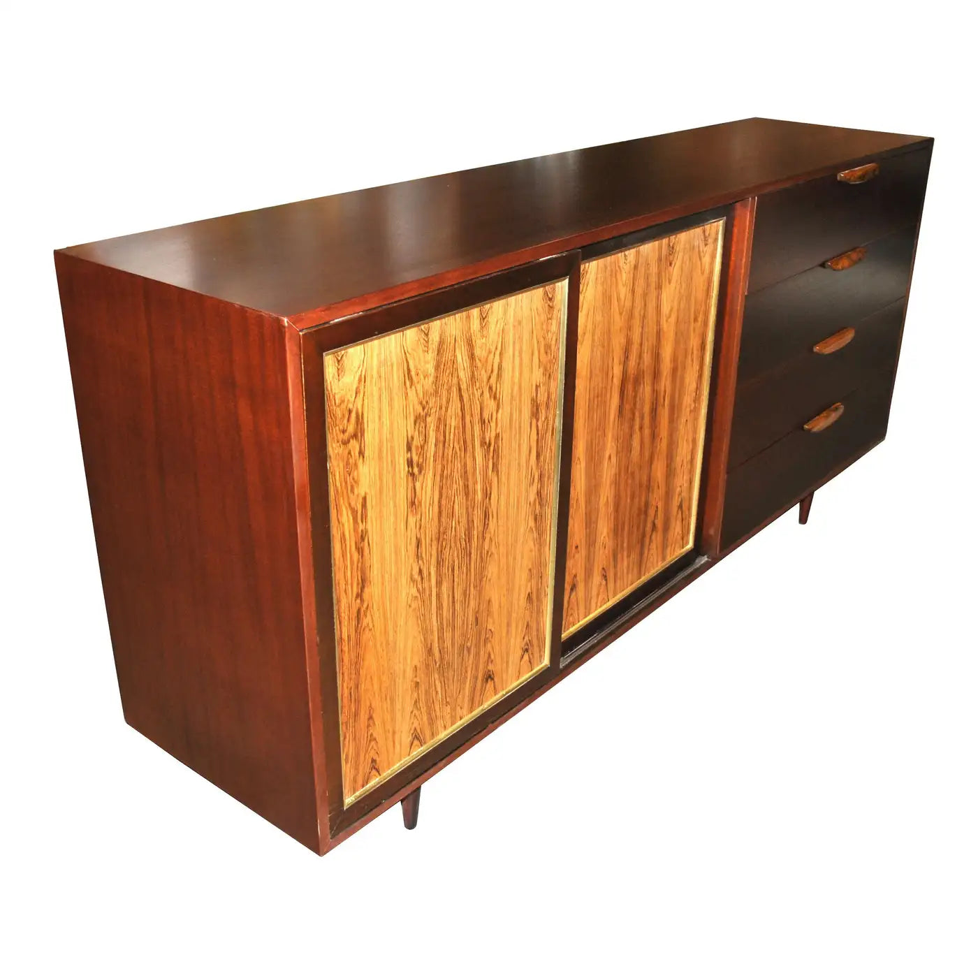 Midcentury modern rosewood credenza