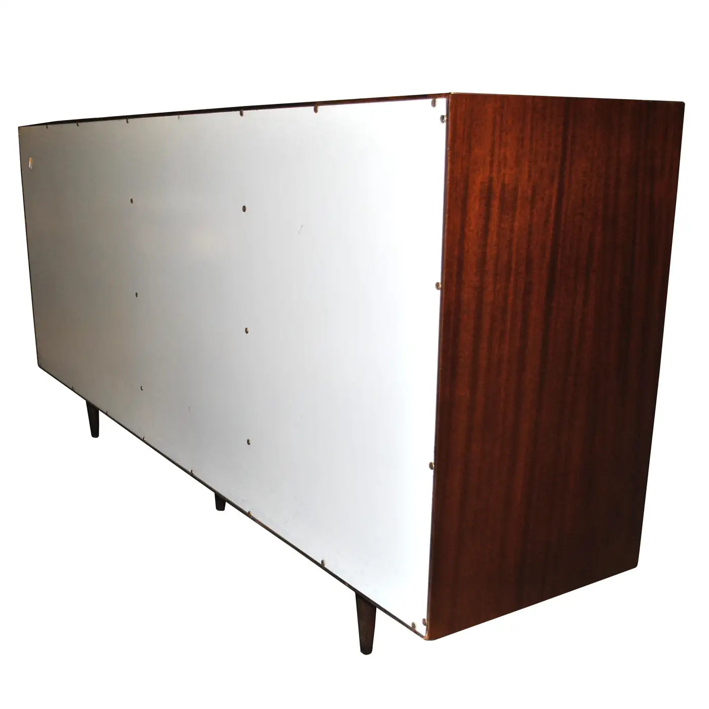 Side profile of Harvey Probber credenza