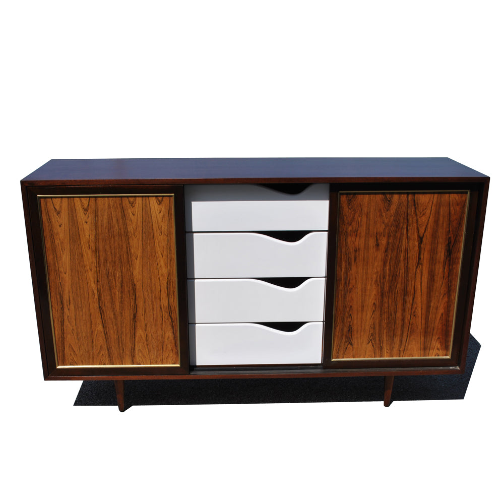 Midcentury rosewood credenza by Harvey Probber