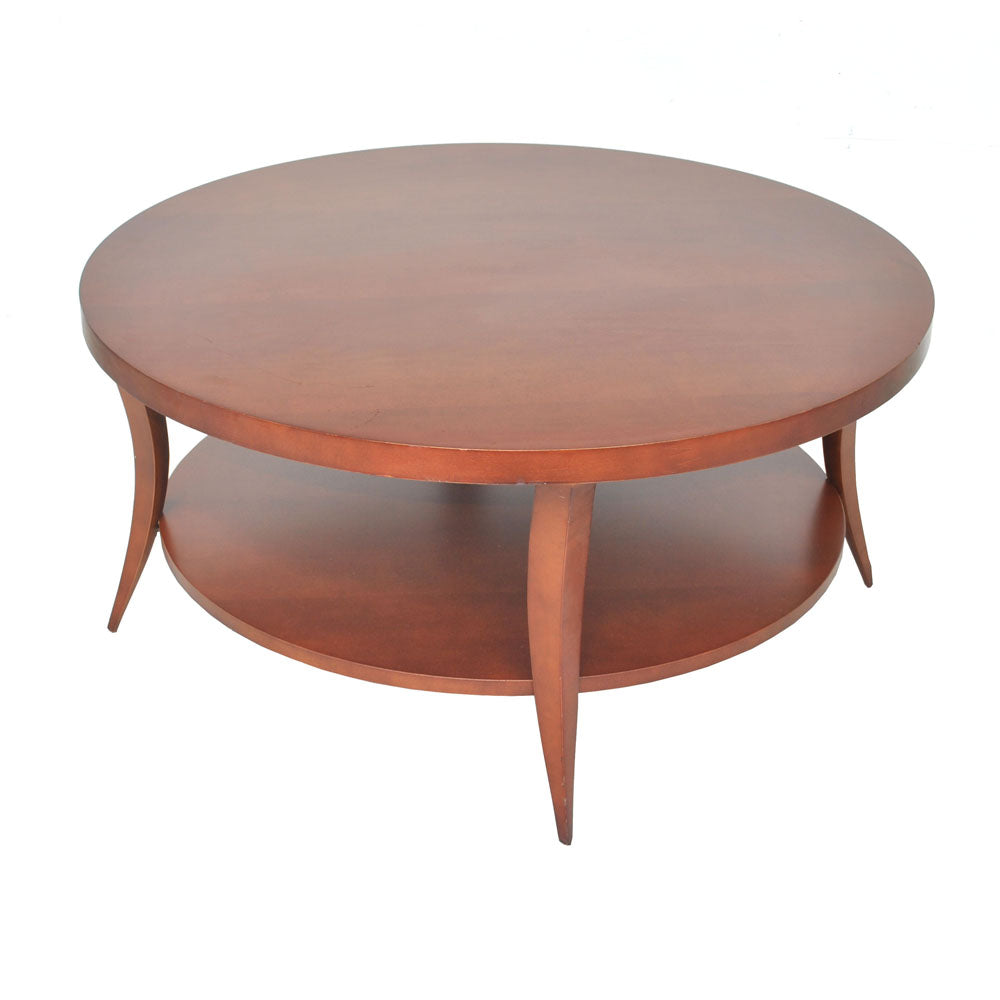 36 inches Modern Klismos Two Tier Cocktail Table by Hickory HBF