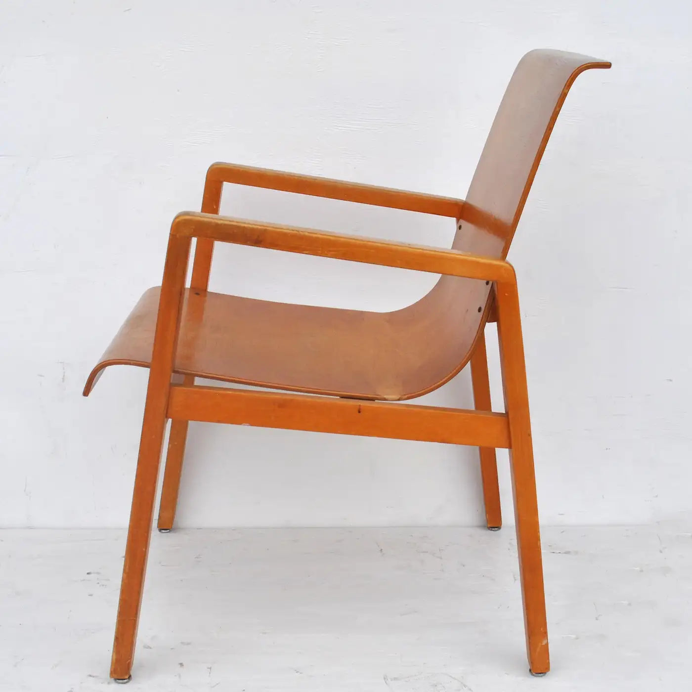 Vintage Pair Hallway 403 Chairs by Alvar Aalto