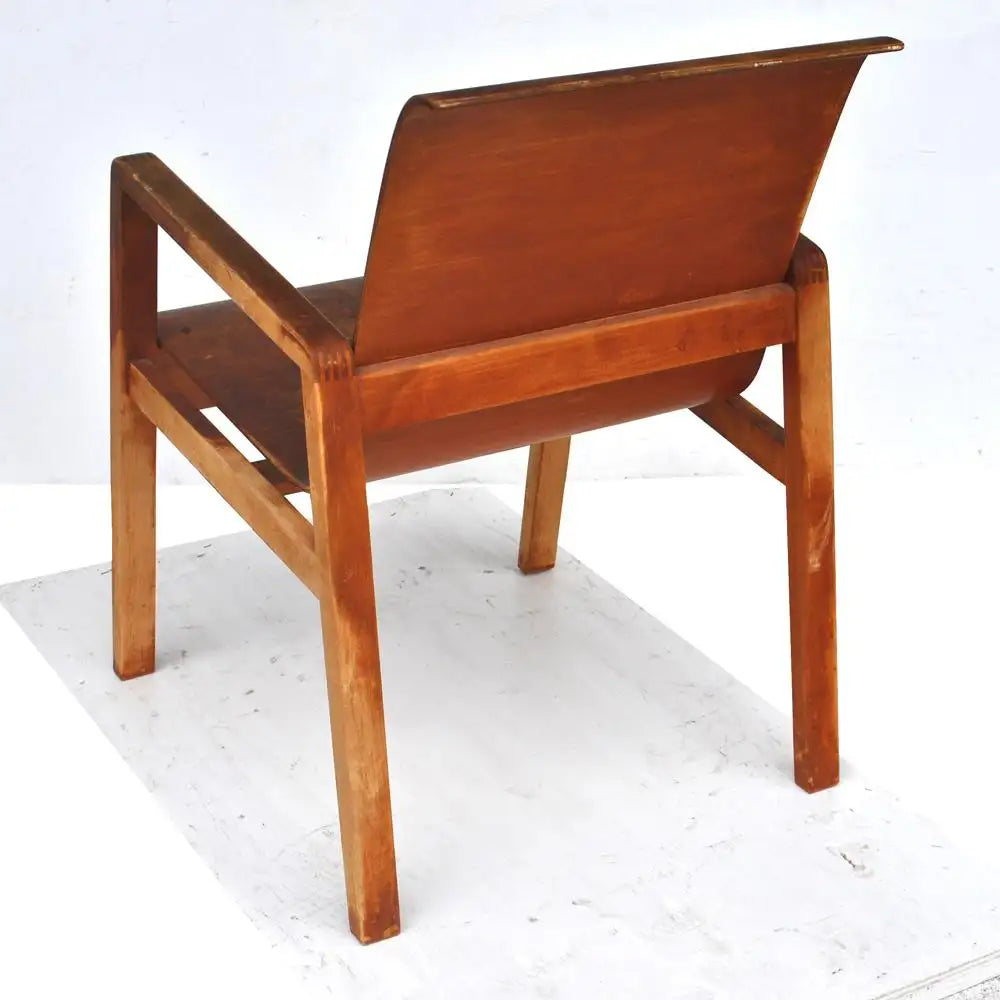 Vintage Pair Hallway 403 Chairs by Alvar Aalto