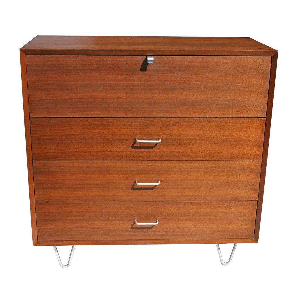 Vintage Mid Century George Nelson 40″ wide Gentlemens Secretary Chest