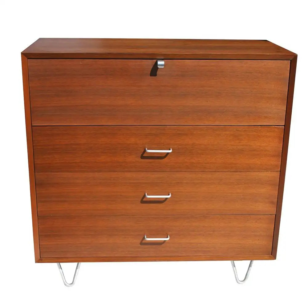 Vintage Mid Century George Nelson 40″ wide Gentlemens Secretary Chest