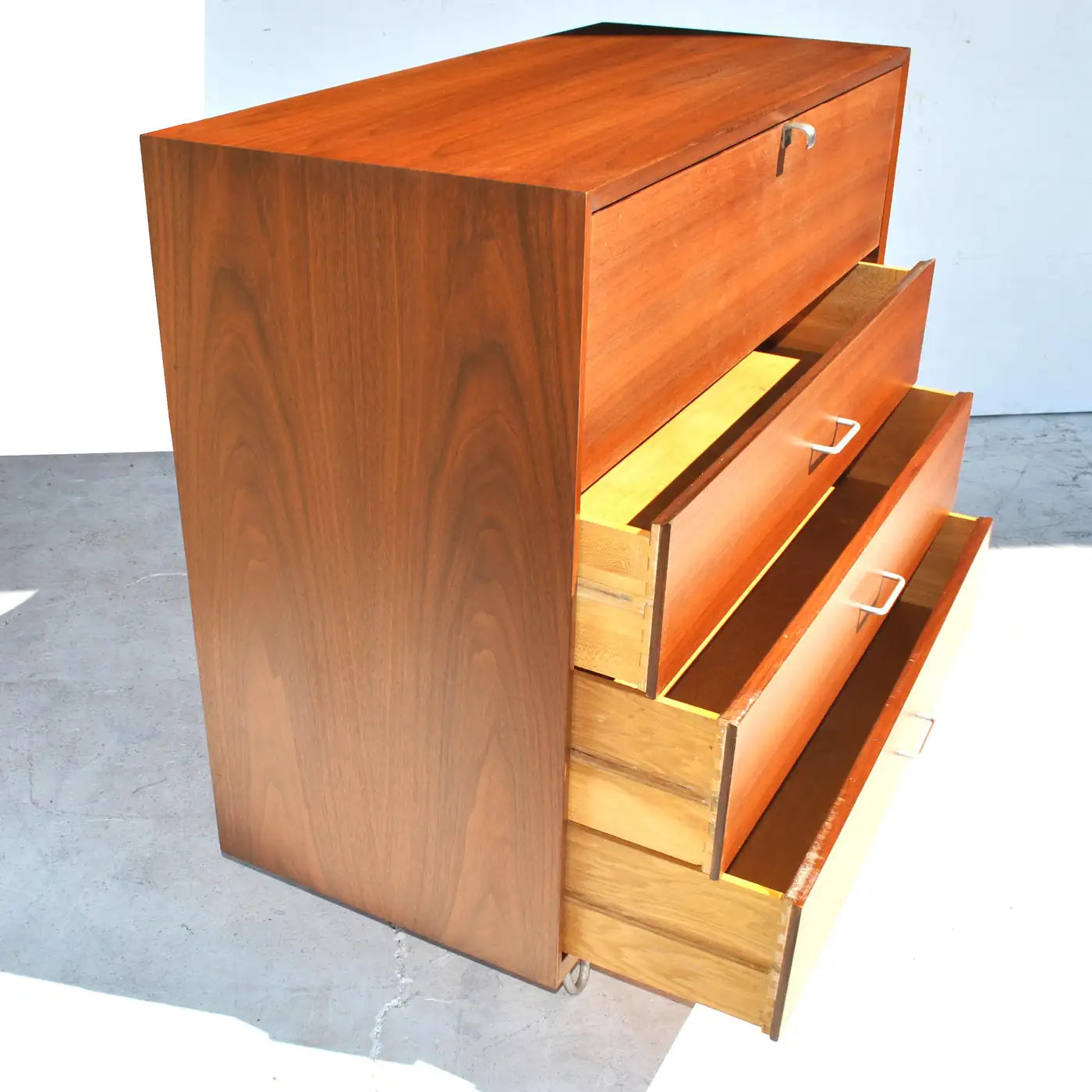 Vintage Mid Century George Nelson 40″ wide Gentlemens Secretary Chest