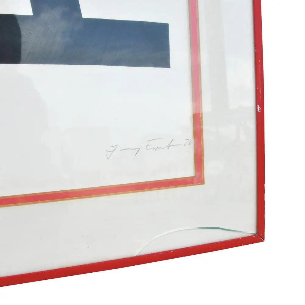 Collectible Jimmy Ernst lithograph artwork