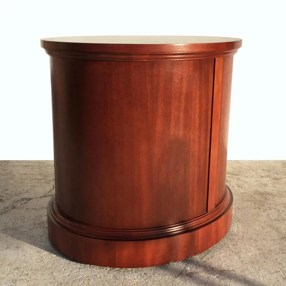 Oval Three-Drawer Chests by Berhardt