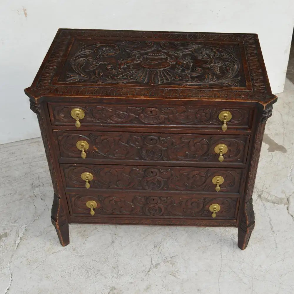 Antique 19th century wooden dresser